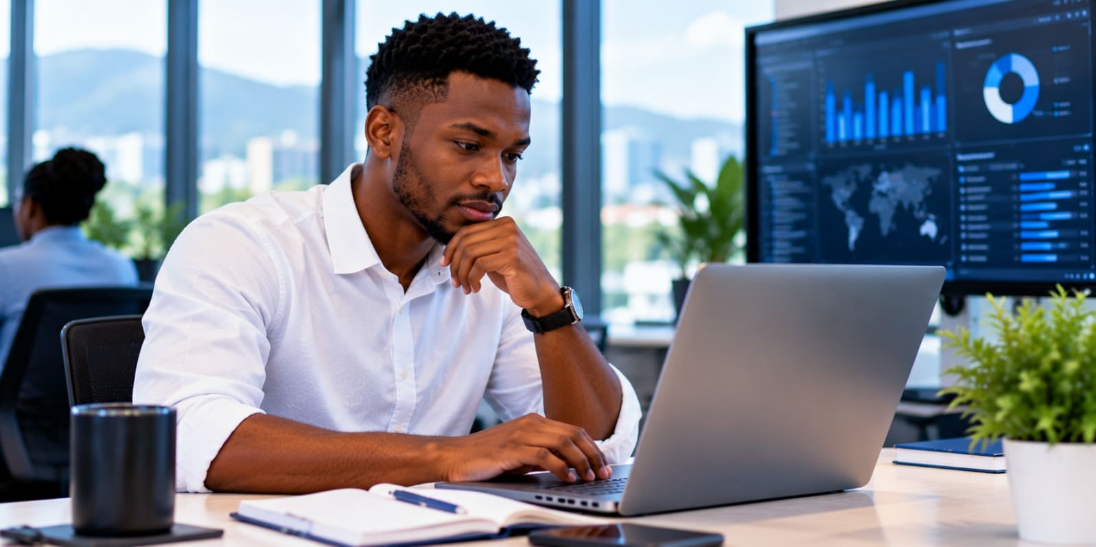 A JSP team member at work
