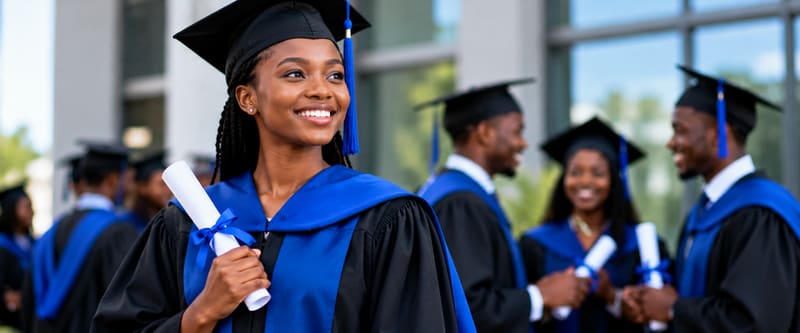JSP graduates celebrating